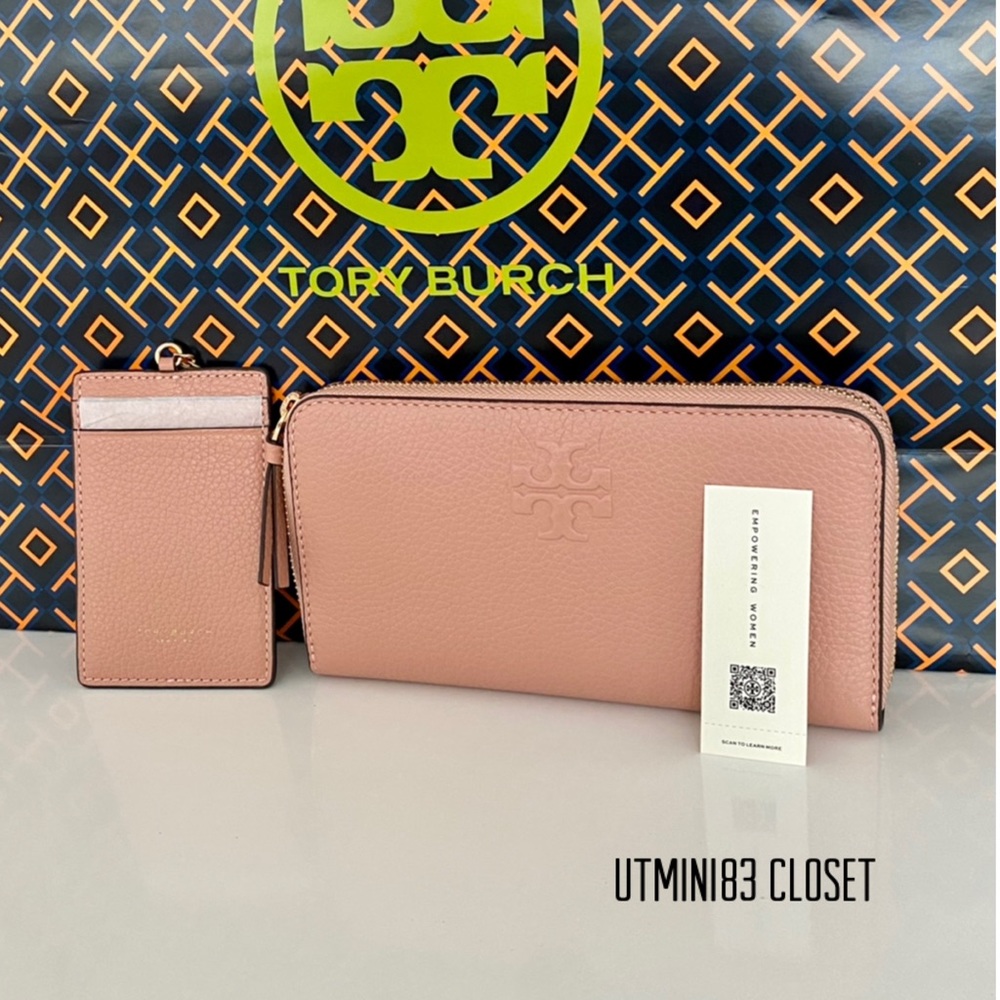 SOLD🌸NEW🌸🏅Tory Burch Thea zip continental long wallet/ with ID card holder